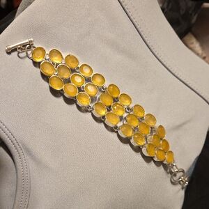 Yellow Stone Multi-Row Bracelet - Women Jewelry